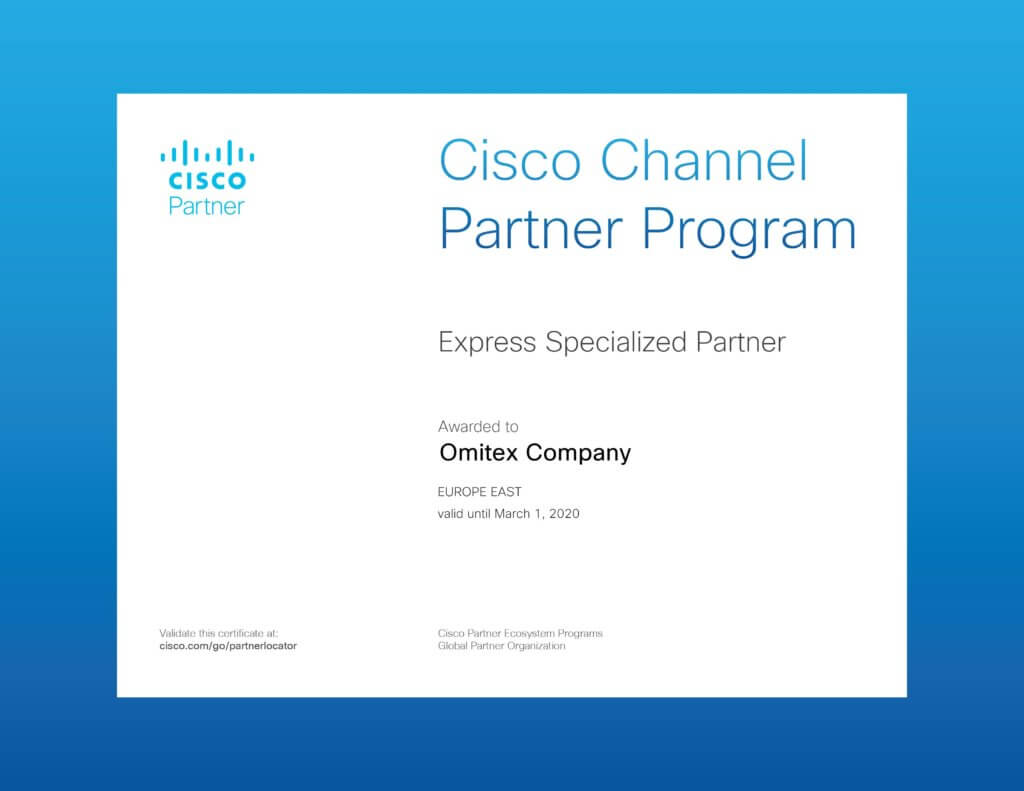 Cisco Express Specialized Partner